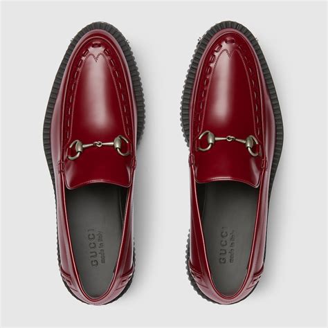 gucci ancora red|Gucci ancora red jordan loafer.